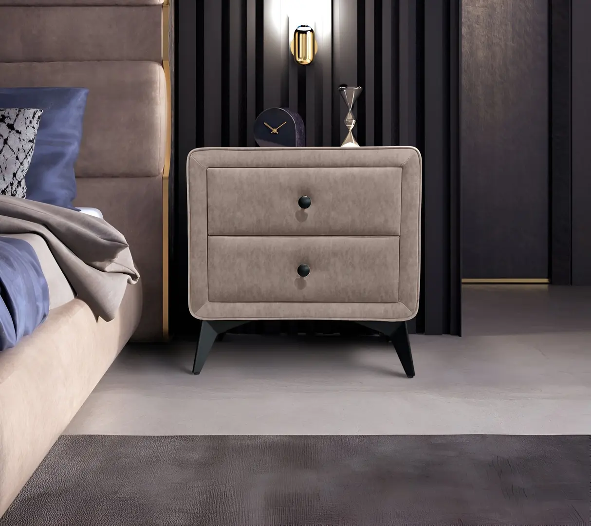 Noptiera Charmbed Hanna Mono 04 (Light Brown/Black)