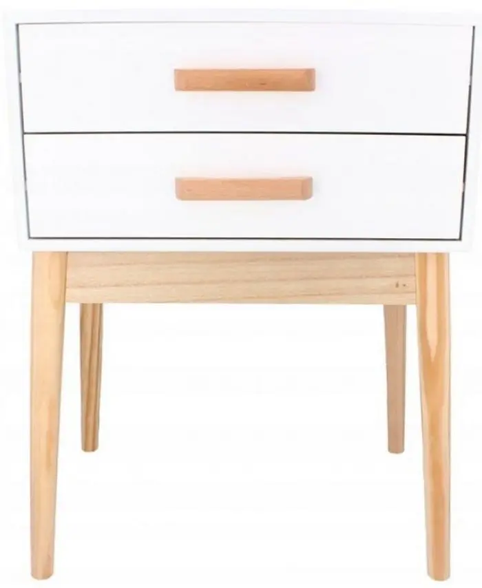 Noptiera Chomik Scandinavia COU8194 (White/Wood)