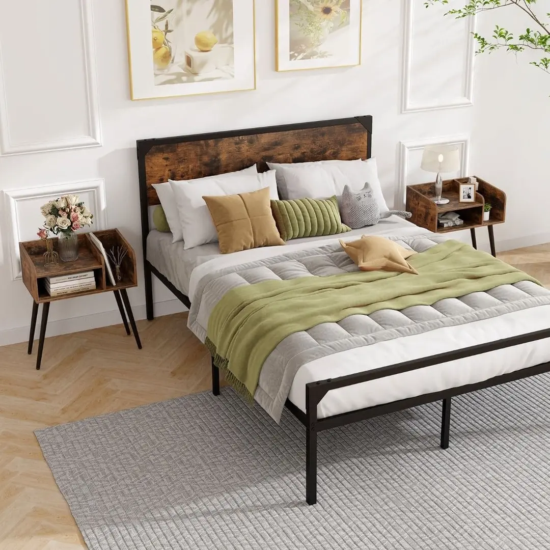 Set noptiere Costway HU10755CF-2 (Rustic Brown)