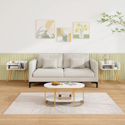 Set noptiere Costway HU10755WH-2 (White) Thumb