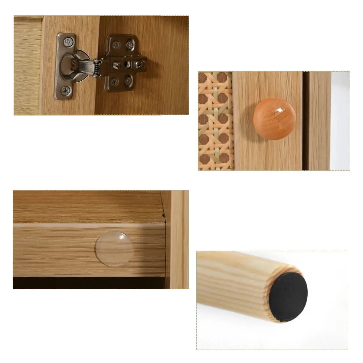 Set noptiere Costway JV10924OA-2 (Natural) - 3