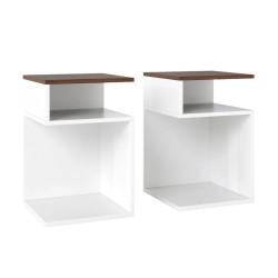 Set noptiere Costway JV11241WT-2 (White/Walut) Thumb