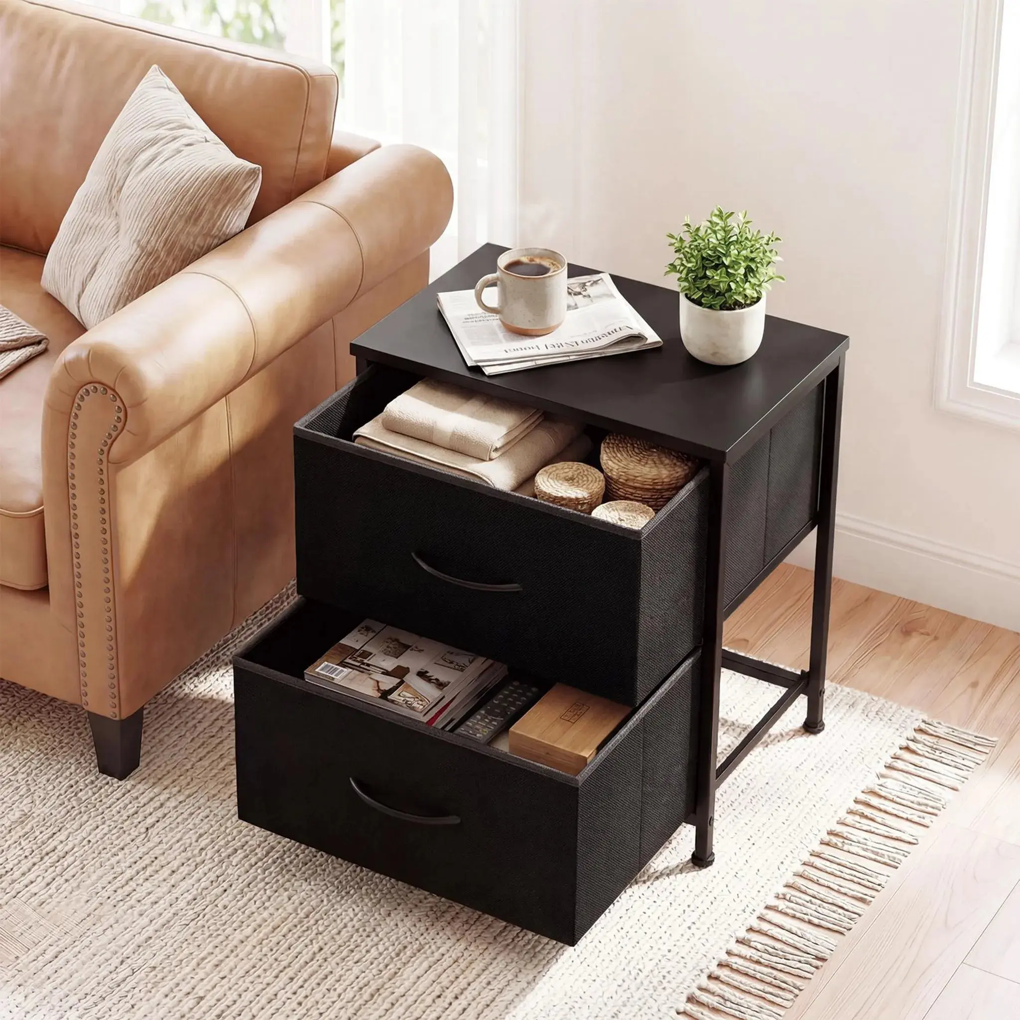 Set noptiere Costway JV13109DK-2 (Black) - 6