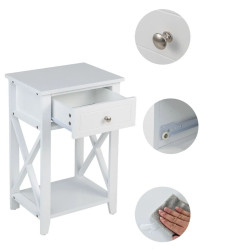 Set noptiere Costway JV13241WH-2 (White) Thumb