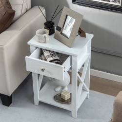 Set noptiere Costway JV13241WH-2 (White) Thumb