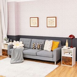 Set noptiere Costway HU10131WH-2 (White) Thumb