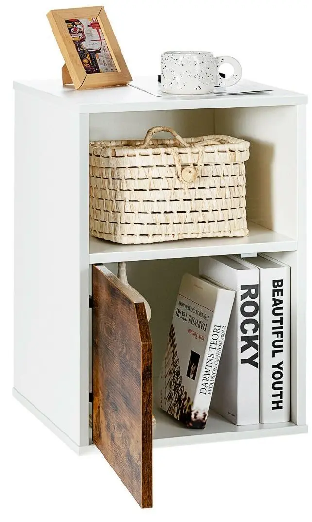 Set noptiere Costway HU10131WH-2 (White)