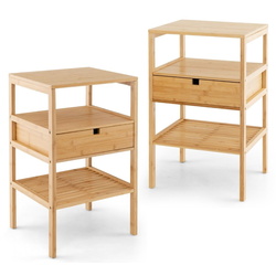 Set noptiere Costway HU10209NA-2 (Natural) Thumb