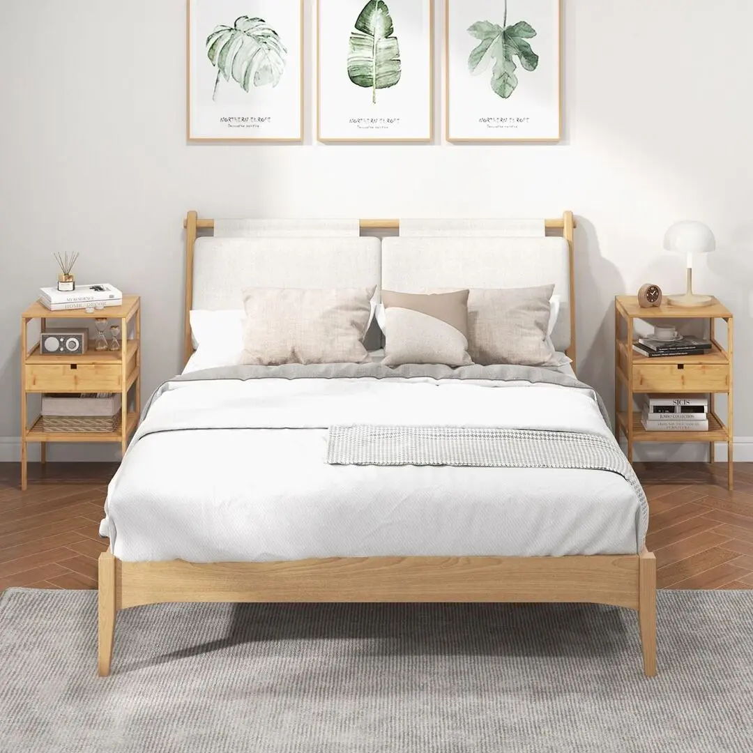 Set noptiere Costway HU10209NA-2 (Natural)