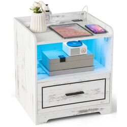 Set noptiere Costway HU10563DE-WH-2 (White) Thumb