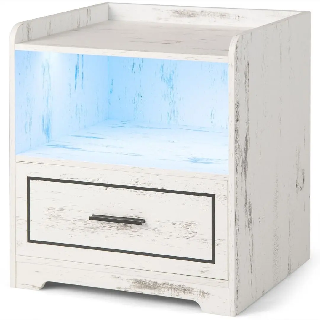 Set noptiere Costway HU10563DE-WH-2 (White)