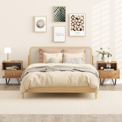 Set noptiere Costway HU10941NA-2 (Brown) Thumb