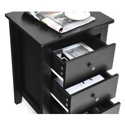 Set noptiere Costway HW61313BK-2 (Black) Thumb