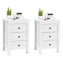 Set noptiere Costway HW61313WH-2 (White) Thumb
