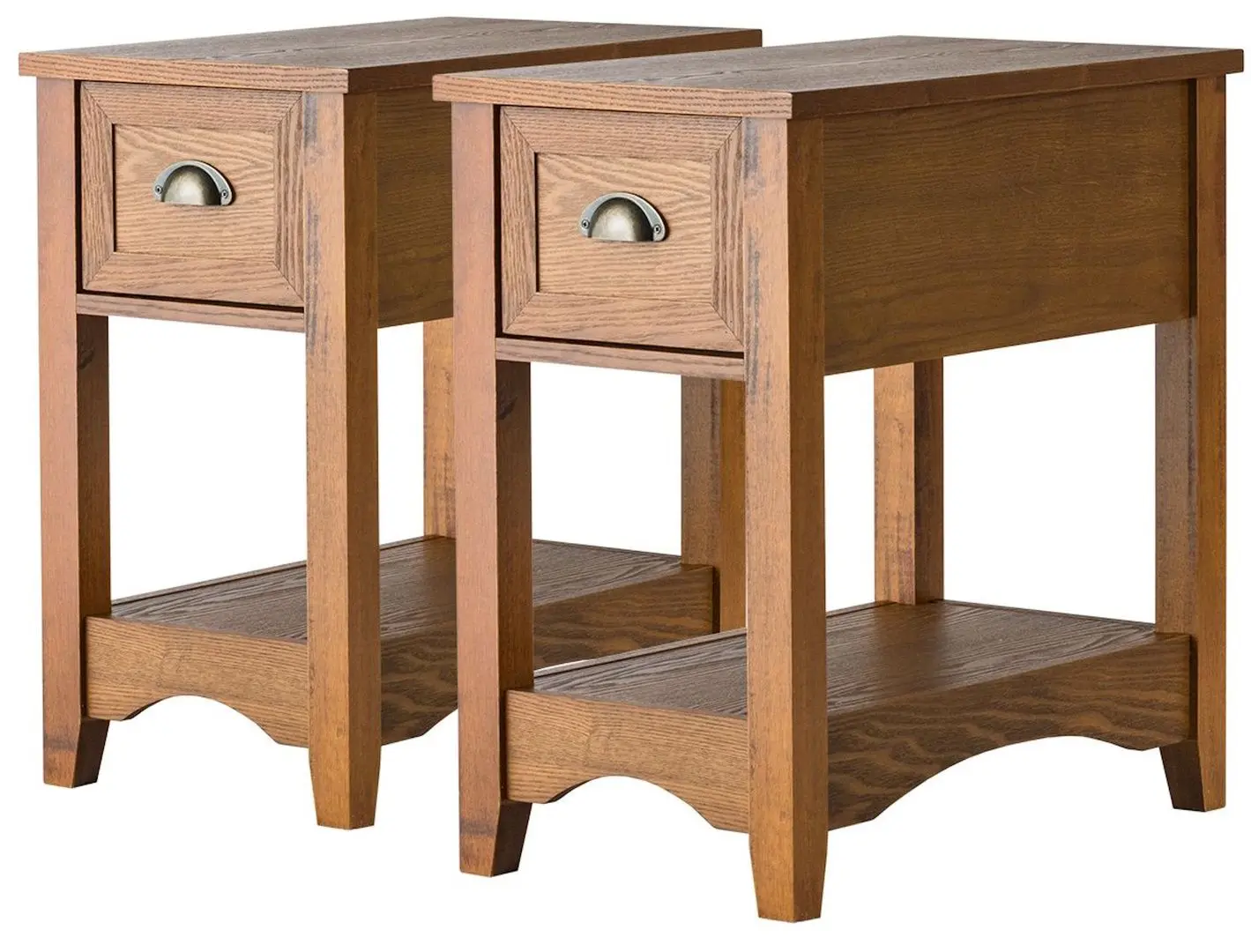 Set noptiere Costway HW61983CF-2 (Brown)