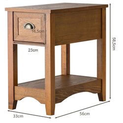 Set noptiere Costway HW61983CF-2 (Brown) Thumb