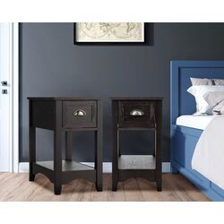 Set noptiere Costway HW61983RE-2 (Dark Brown) Thumb