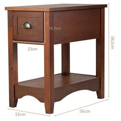 Set noptiere Costway HW61983RE-2 (Walnut) Thumb