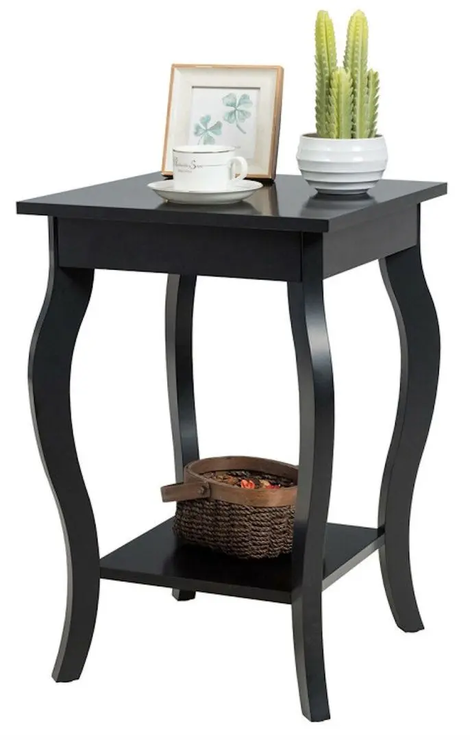 Set noptiere Costway HW65646BK-2 (Black)