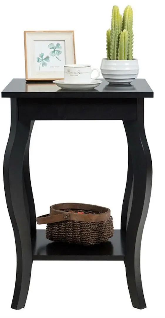 Set noptiere Costway HW65646BK-2 (Black)