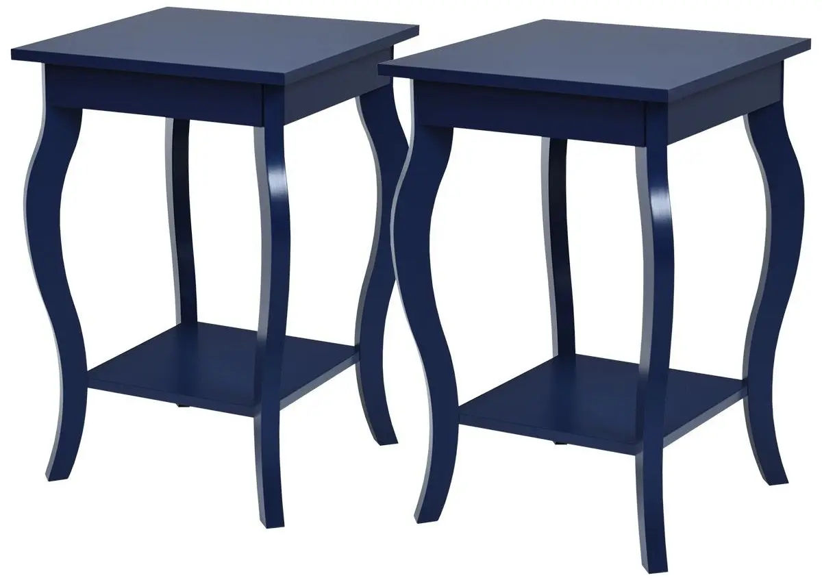 Set noptiere Costway HW65646BL-2 (Blue)