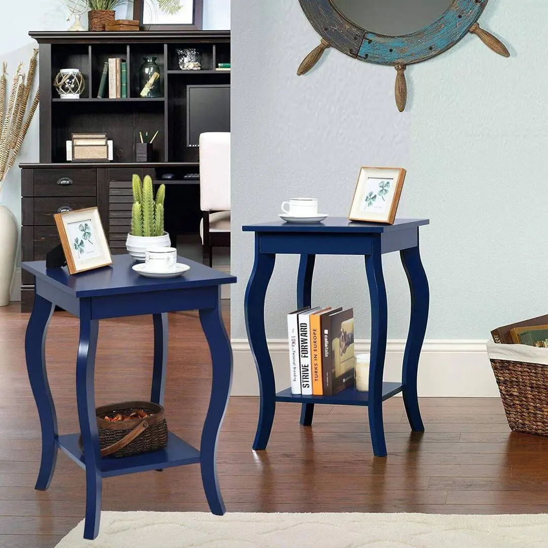 Set noptiere Costway HW65646BL-2 (Blue)