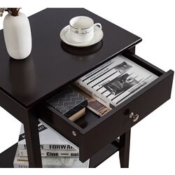 Set de noptiere Costway HW65744BN-2 (Brown) Thumb