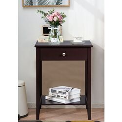 Set de noptiere Costway HW65744BN-2 (Brown) Thumb