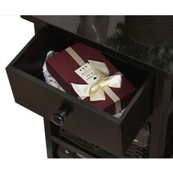 Комплект прикроватных тумбочек Costway HW65976BK-2 (Black) Thumb