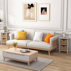 Set noptiere Costway JV11435WH-2 (White) Thumb