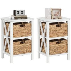 Set noptiere Costway JV11435WH-2 (White) Thumb