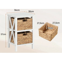 Set noptiere Costway JV11435WH (White) Thumb