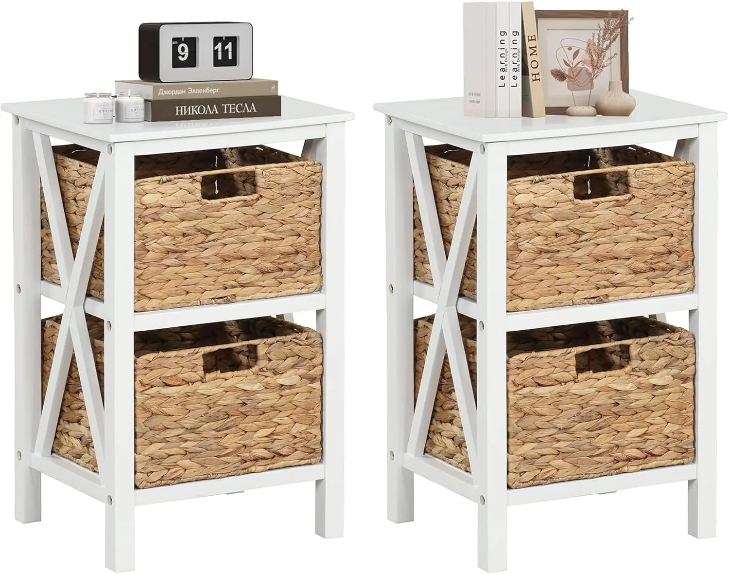 Set noptiere Costway JV11435WH (White)