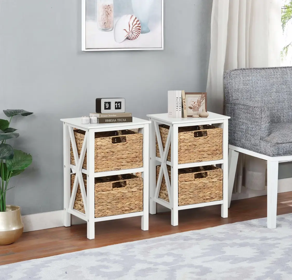 Set noptiere Costway JV11435WH (White)