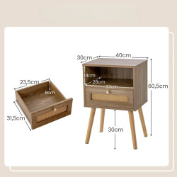 Noptiera Costway HU10580OA-1 (Natural) Thumb
