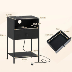 Noptiera Costway HU11144DE-DK (Black) Thumb