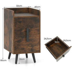 Noptiera Costway HU11181DE-CF (Brown) Thumb