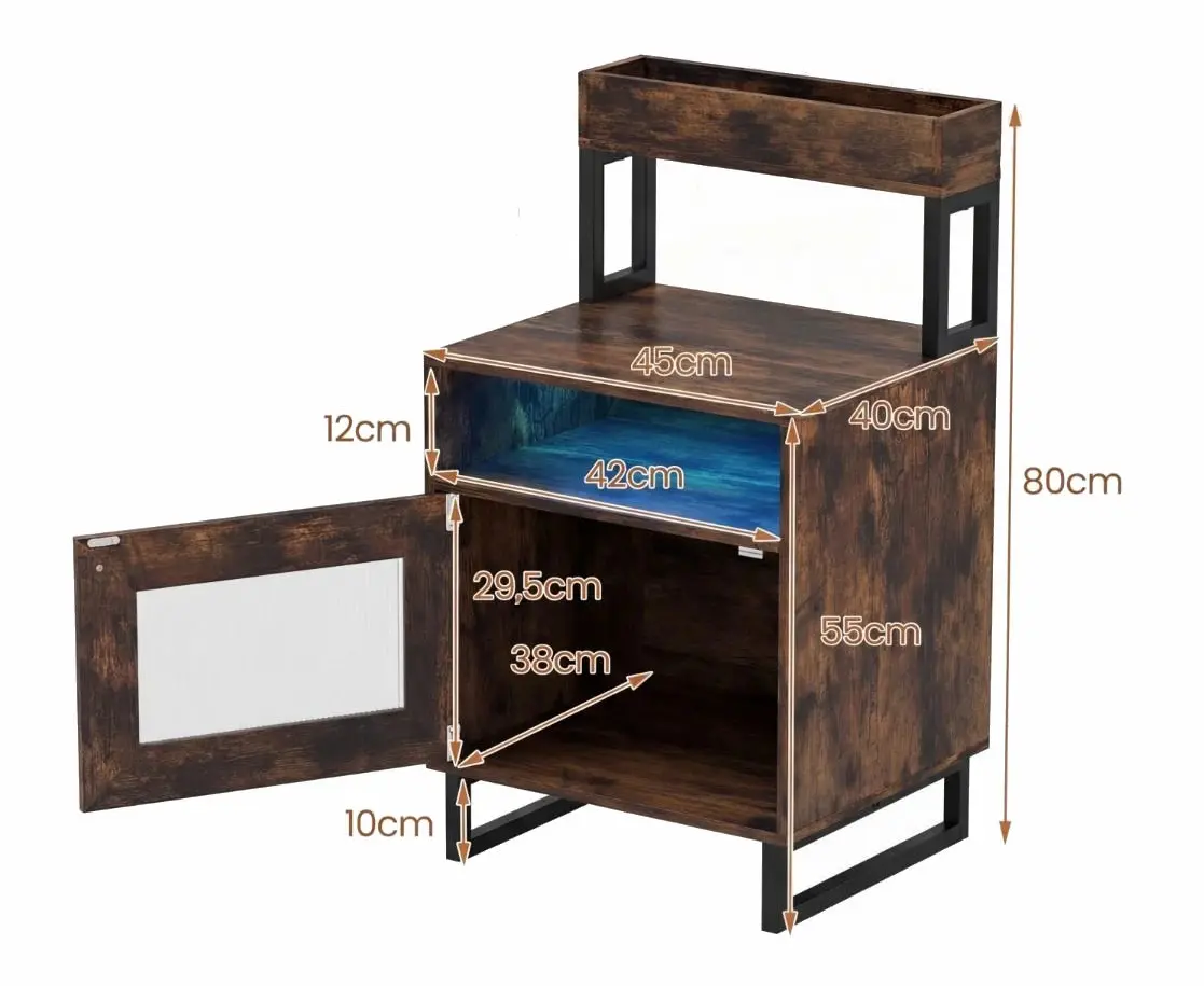 Noptiera Costway HU11250CF (Brown) - 3