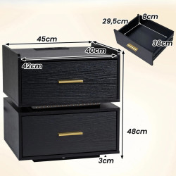 Noptiera Costway HU11279DE-DK (Black) Thumb