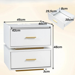 Noptiera Costway HU11279DE-WH (White) Thumb