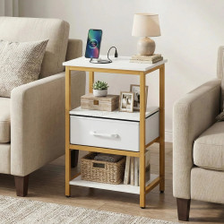 Noptiera Costway HU11292DE-WH (White/Gold)