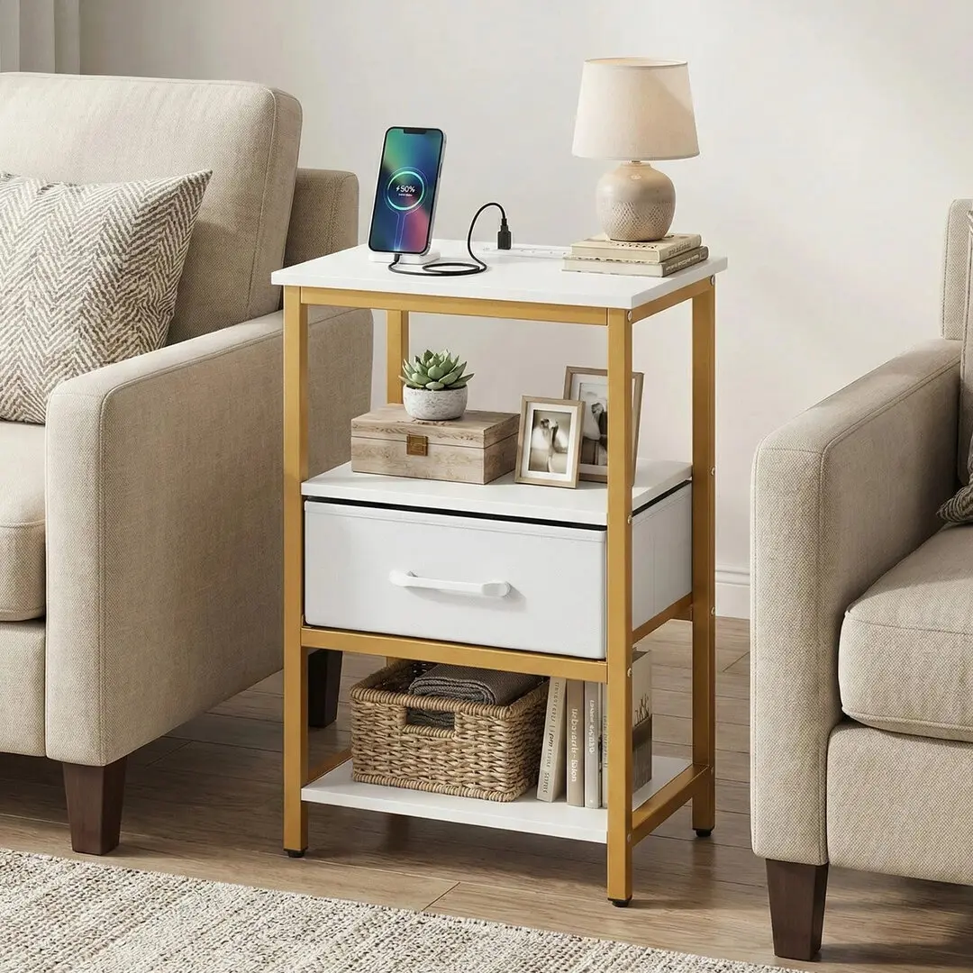 Noptiera Costway HU11292DE-WH (White/Gold)