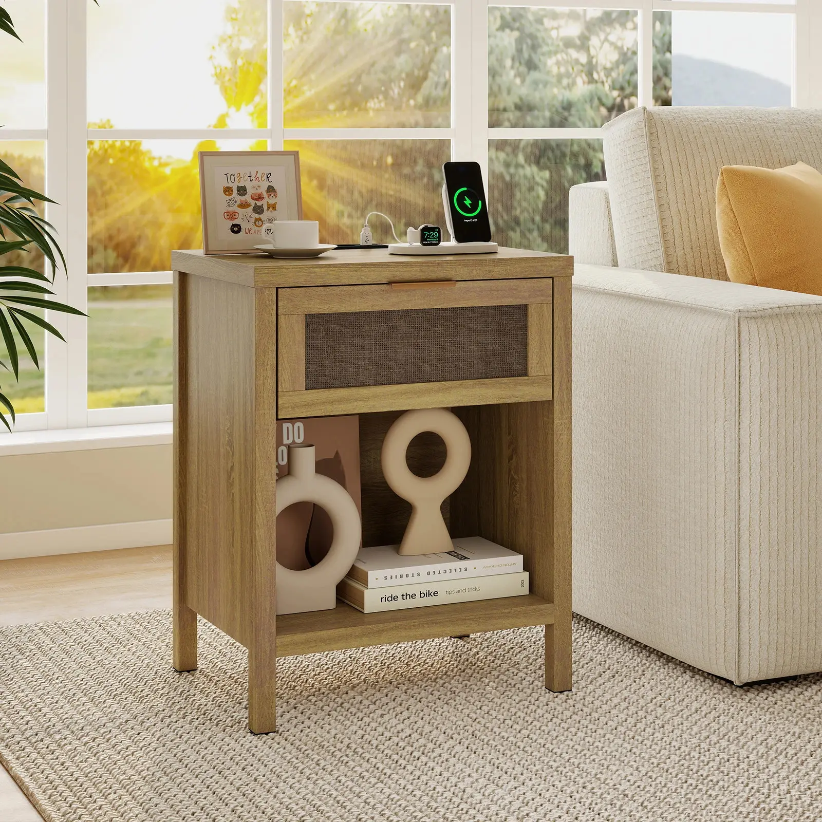 Noptiera Costway HU11414DE-NA (Natural) - 4