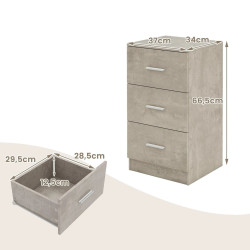 Noptiera Costway HW64165GR (Grey) Thumb