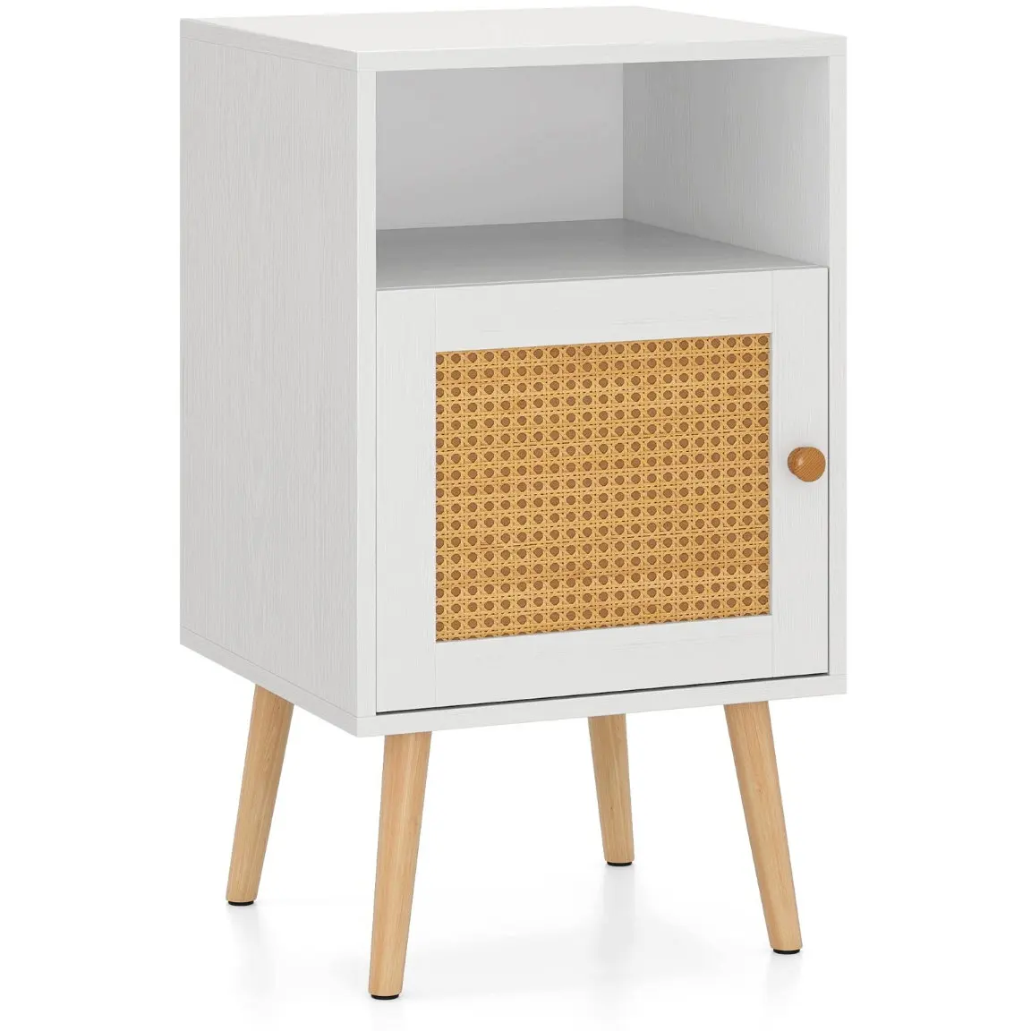 Прикроватная тумба Costway JV10924WH (White) - 2
