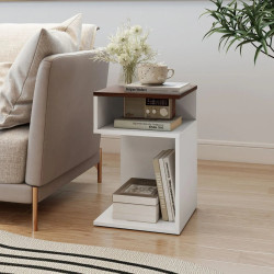 Noptiera Costway JV11241WT (White/Walnut) Thumb