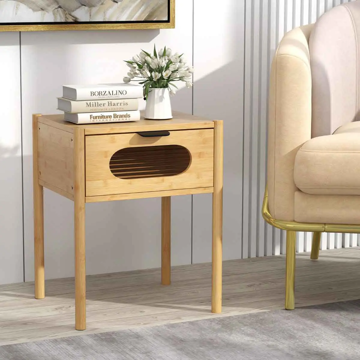 Noptiera Costway JV11255NA (Natural) - 5