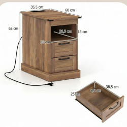 Noptiera Costway JV13069DE-BN (Brown) Thumb