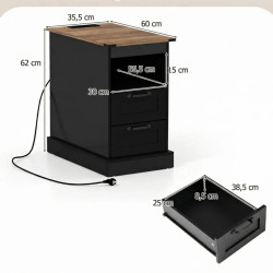 Noptiera Costway JV13069DE-DK (Black) Thumb