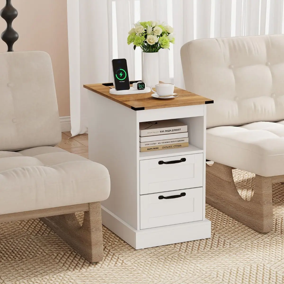 Noptiera Costway JV13069DE-WH (White) - 6